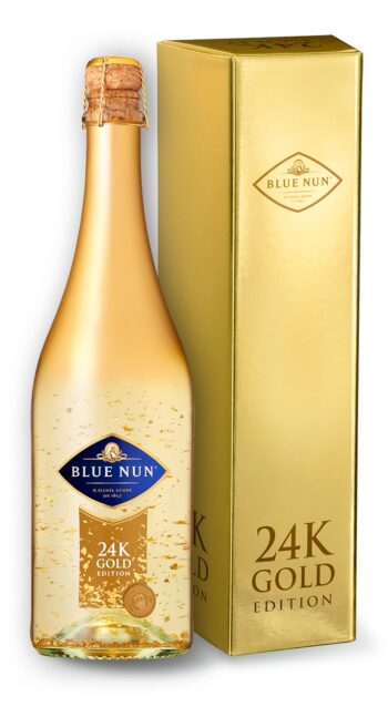 Blue Nun 24K Gold Edition Sparkling 75cl в золотой коробке