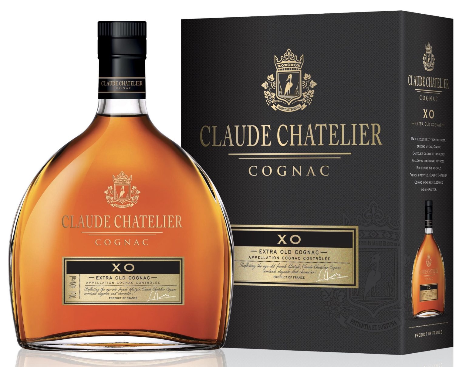 Какой коньяк хороший цены. Cognac Claude Chatelier XO Extra old Cognac. Claude Chatelier XO Extra.