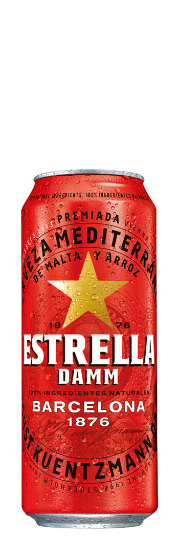 Estrella Damm Beer 50cl CAN