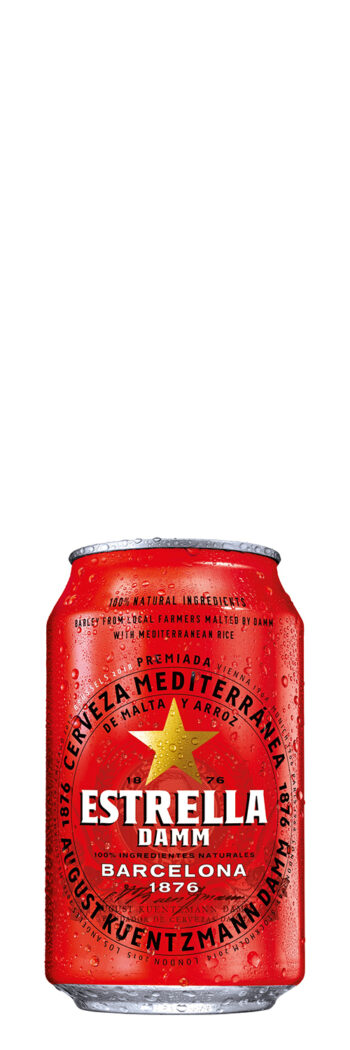 Estrella Damm Beer 33cl CAN Estrella Damm Beer 33cl CAN