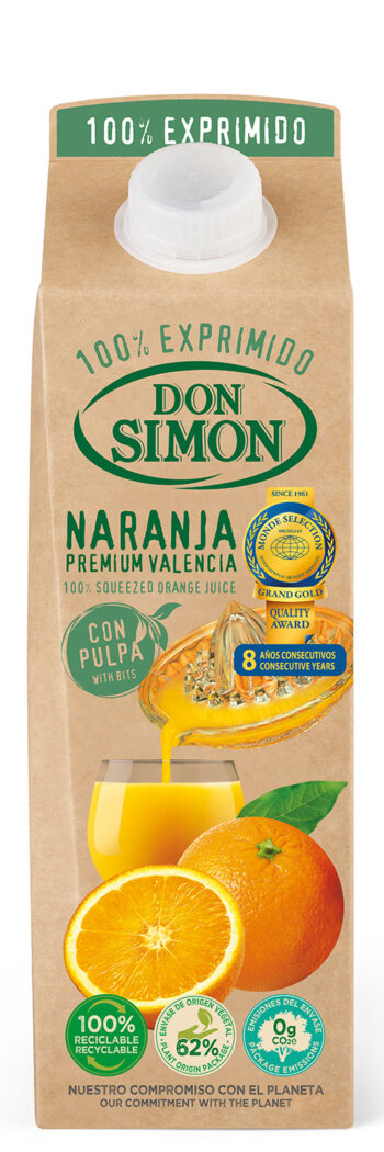 Don Simon 100% apelsinimahl viljalihaga 100cl tetra