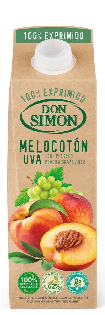 Don Simon 100% virsiku-viinamarjamahl 100cl tetra Don Simon 100% virsiku-viinamarjamahl 100cl tetra