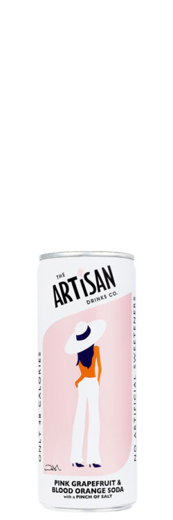 Artisan Pink Grapefruit & Blood Orange Soda 25cl CAN