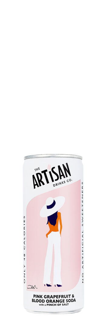 Artisan Pink Grapefruit & Blood Orange Soda 25cl CAN