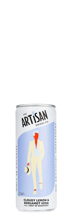 Artisan Cloudy Lemon & Bergamot Soda 25cl CAN