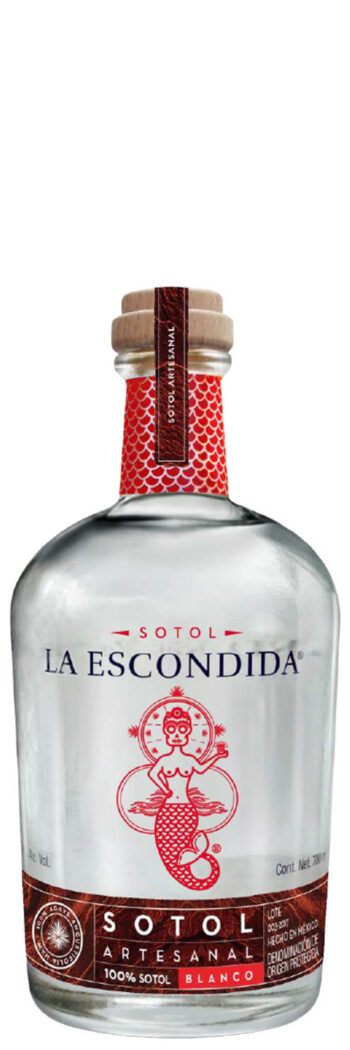 La Escondida Sotol Blanco 70cl giftbox
